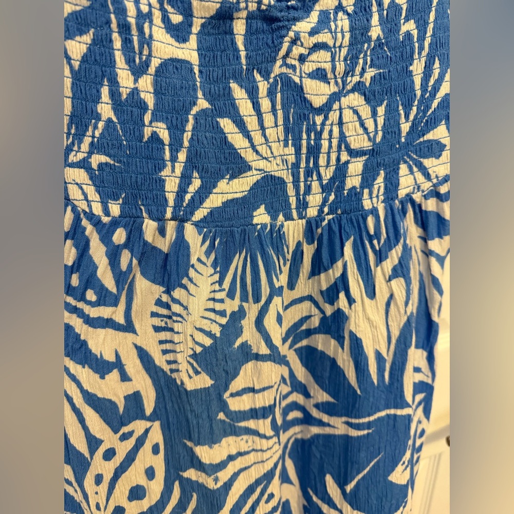 Roxy Hawaiian Tropical Print Swim Coverup Dress - Size Medium - Picture 2 of 11